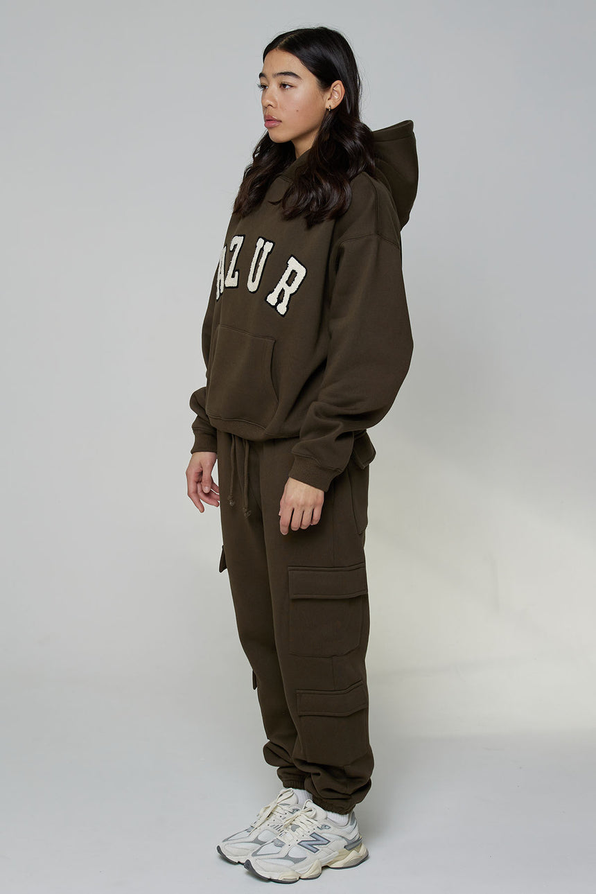 CLOUD CARGO SWEATPANTS - HAZEL BROWN
